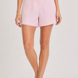 Agana HW Shorts – Pink Lady